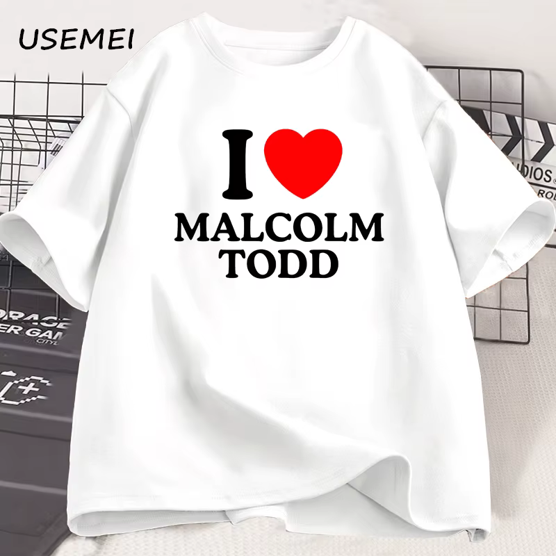 T-shirt unisexe I Love Malcolm Todd