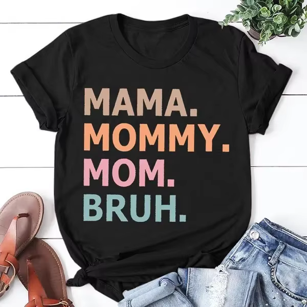 T-shirt manches courtes col rond femme