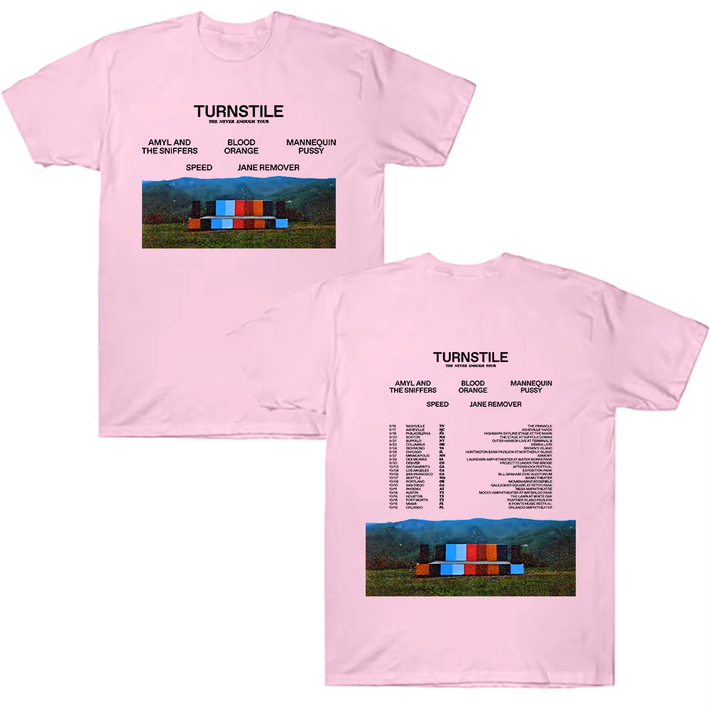Tourniquet The Never Enough Tour2025 t-shirt cadeau pour Fan coton col rond manches courtes Hip Hop Rock Street