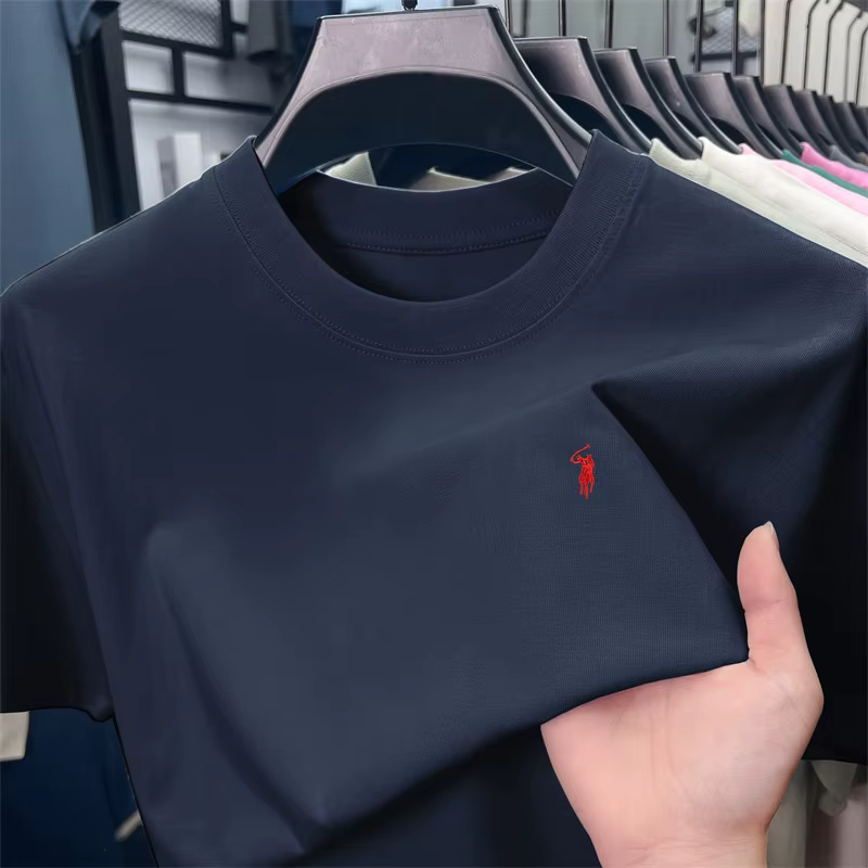 T-shirt homme 100% coton à manches courtes