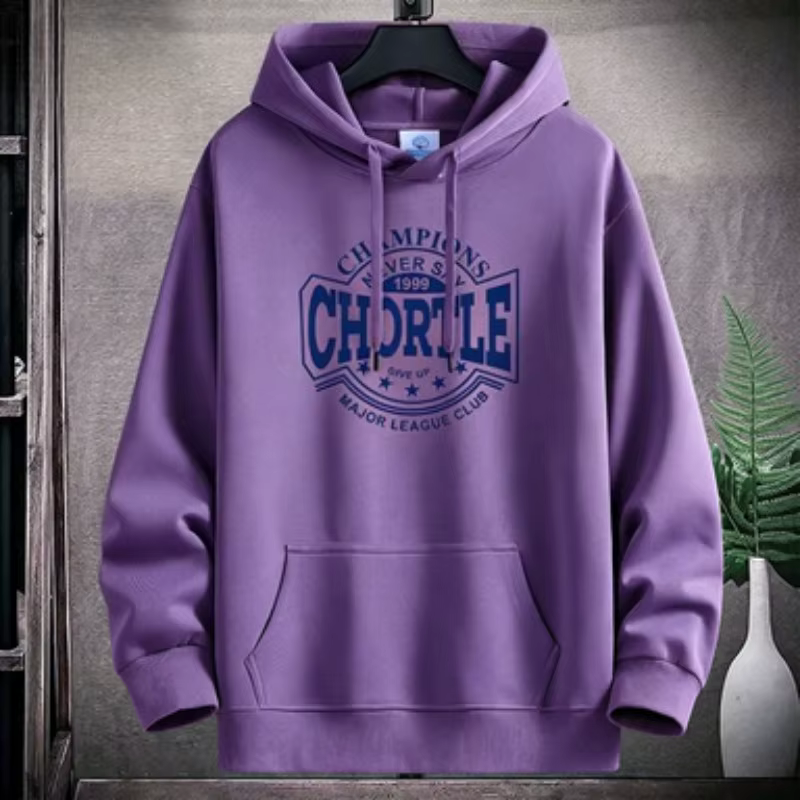 Sweat-shirt à capuche pour homme - Nouveau style printemps/été - Haut décontracté - Hoodie en pur coton - Coupe ample et confortable - Design unique