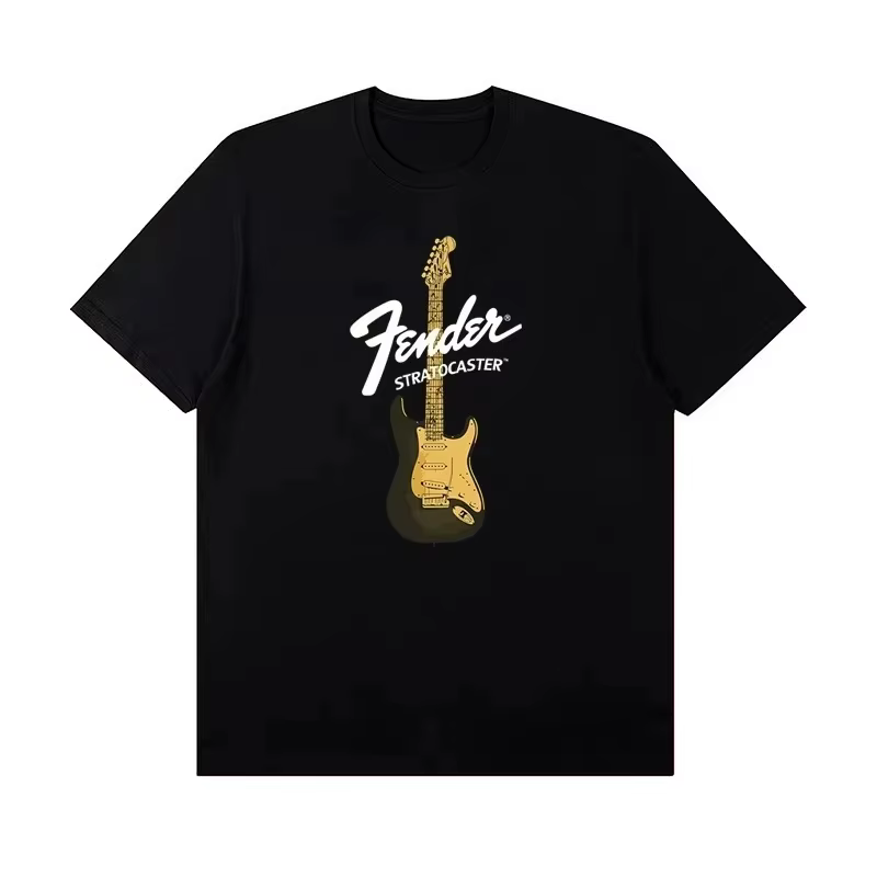 Fender EST 1946 T-shirt avec logo vintage pour hommes et femmes