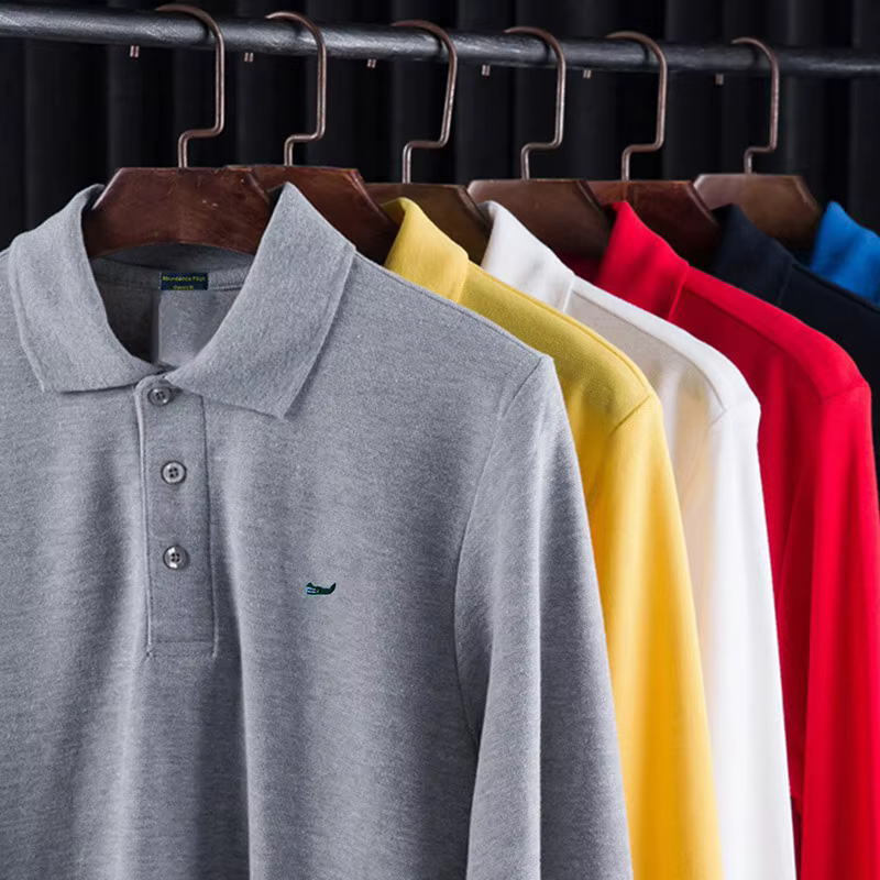 Polo à manches longues pour hommes