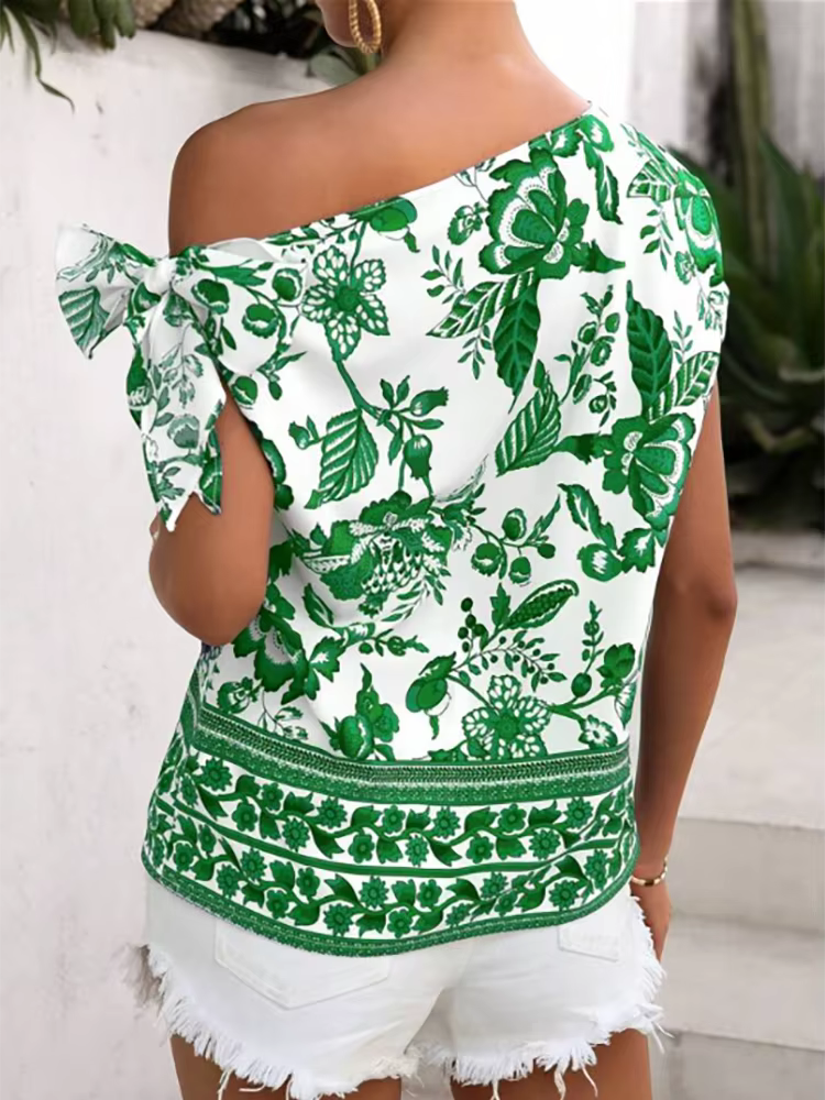 T-shirt vert pour femme