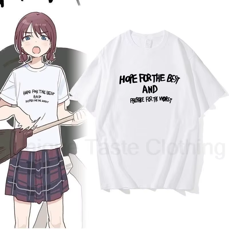 GIRLS BAND CRY T Shirt Harajuku Anime Cartoon ISERI NINA KAWARAGI MOMOKA Même impression t-shirt été coton à manches
