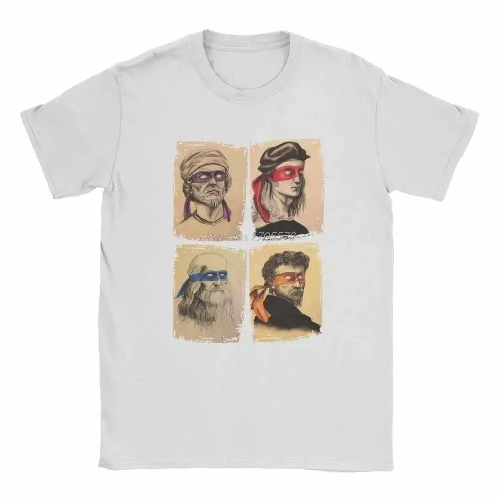 Science tortues T-Shirt hommes Mutant Ninja à manches courtes Humor