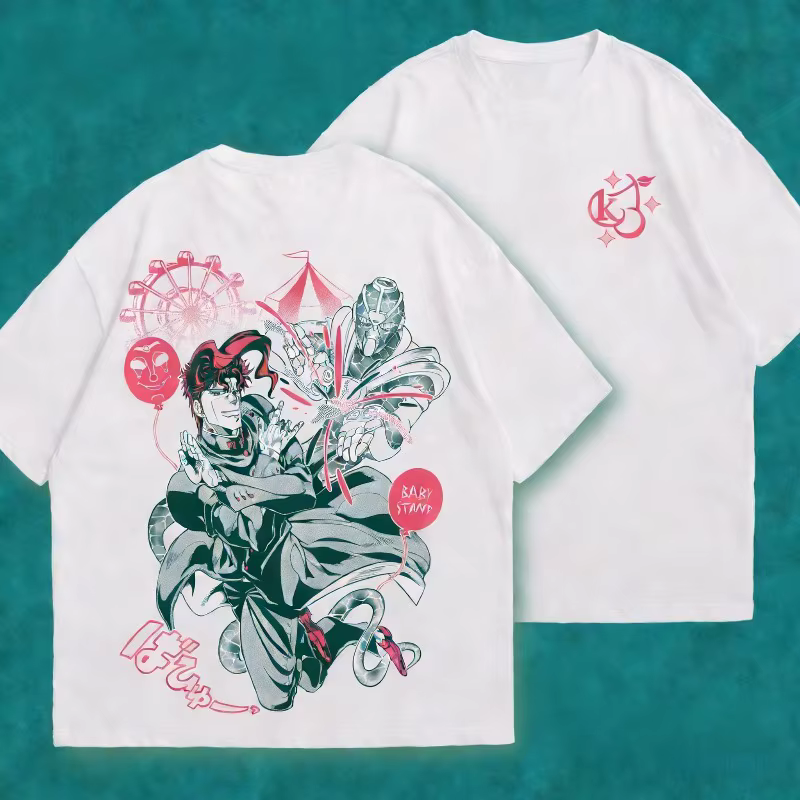 T-shirt graphique JoJo's Bizarre Adventure pour hommes