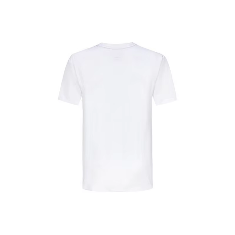 T-shirt adidas blanc et noir à col rond unisexe avec logo TAEKWONDO imprimé
