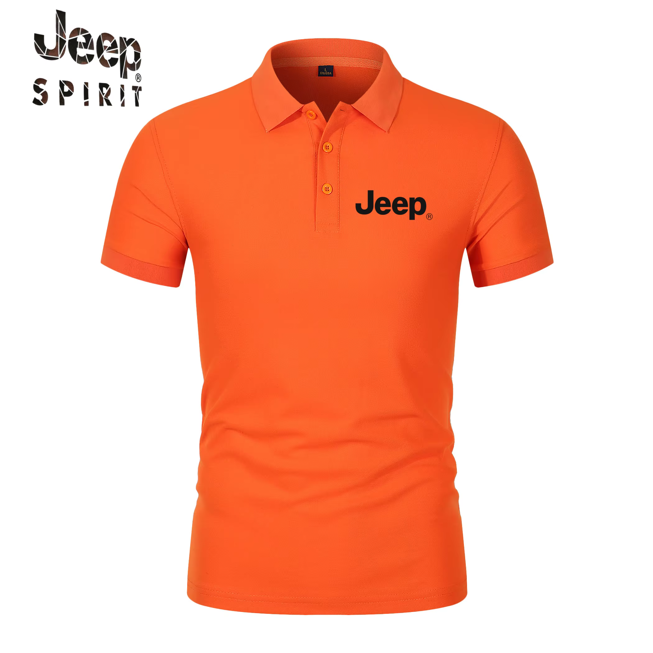 Polo d'été Jeep - T-shirt décontracté à manches courtes respirant pour le golf et le sport - Mode streetwear