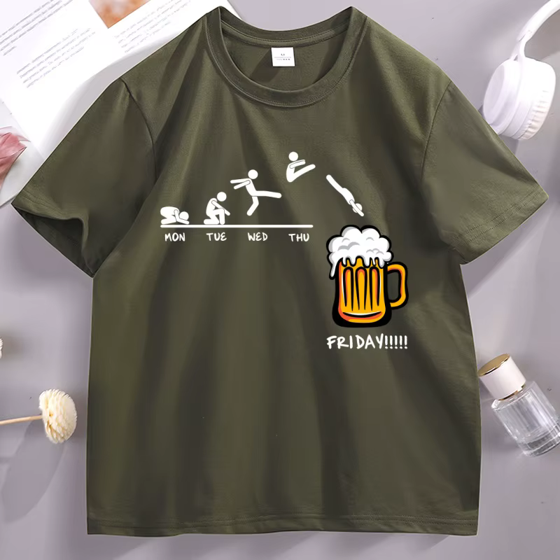 Ce gars a besoin d'une bière T-shirt drôle amateur
