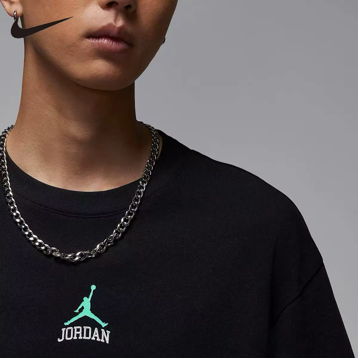 Nike Jordan T-shirt à col rond pour hommes