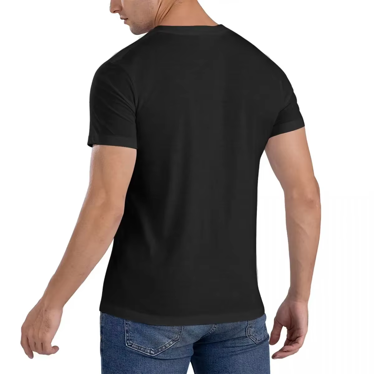 T-shirts Oversize Homme Imprimés Basketball Streetwear Américain Manches Courtes Hip-Hop Y2K Décontractés Col Rond Hauts Cool pour Garçons