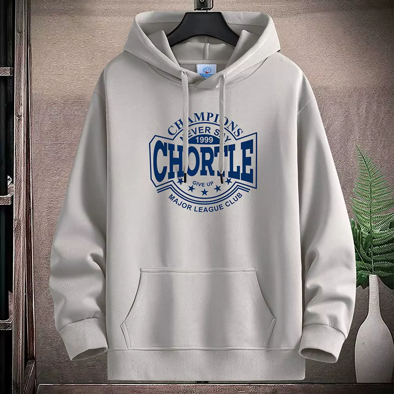 Sweat-shirt à capuche pour homme - Nouveau style printemps/été - Haut décontracté - Hoodie en pur coton - Coupe ample et confortable - Design unique