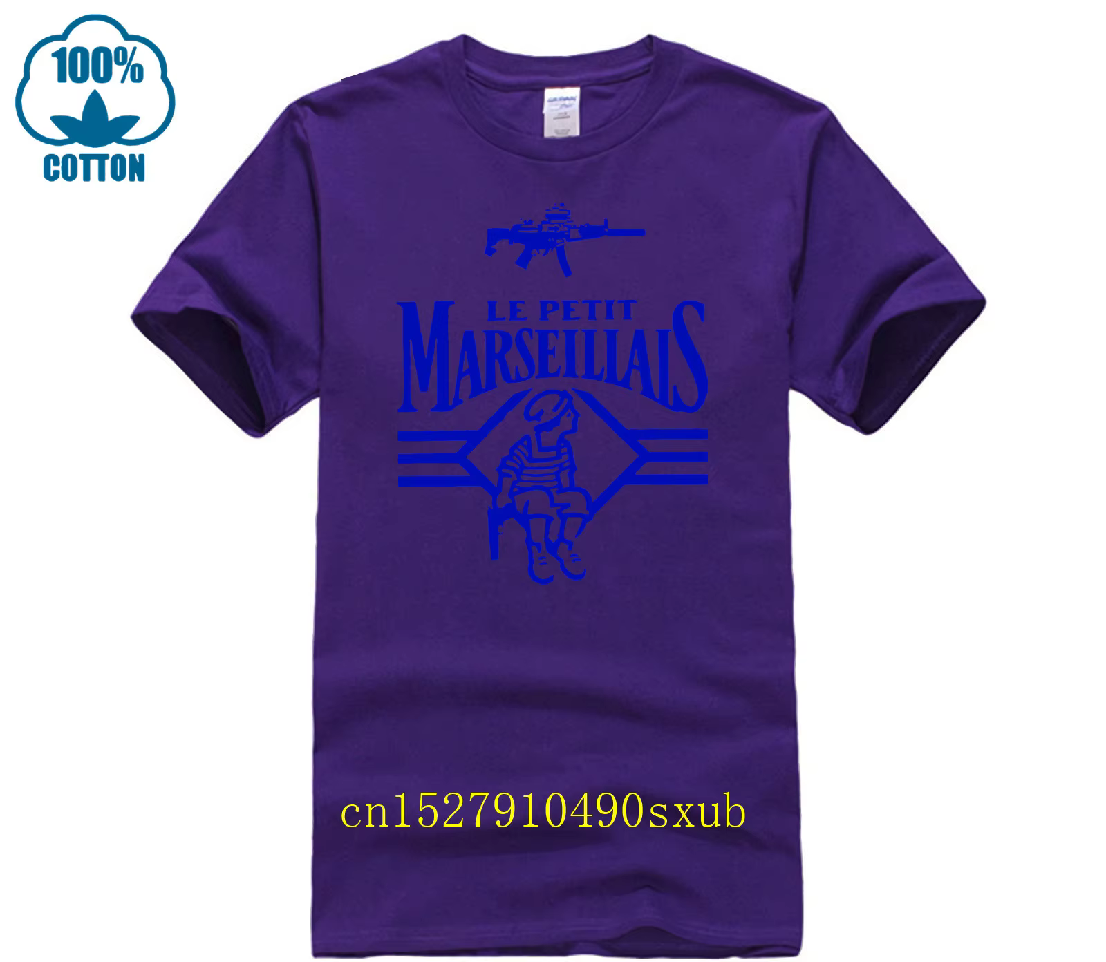 Hommes t-shirt t-shirt lil dangereux Marseille t-shirts homme marque teeshirt hommes été coton t-shirt