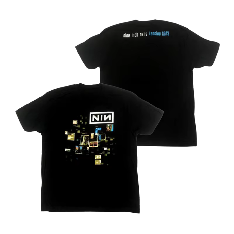 NINE INCH NAILS, Groupe de rock américain, T-shirt décontracté de luxe pour hommes et femmes, Nouveauté 2026