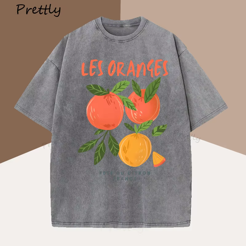 T-shirt fruits Orange France