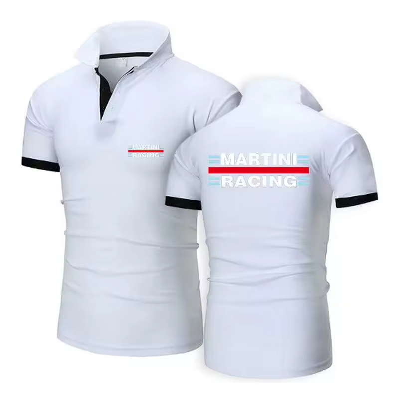 Polo décontracté à manches courtes pour hommes