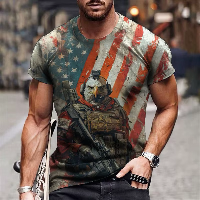 T-shirt graphique American Feel pour hommes