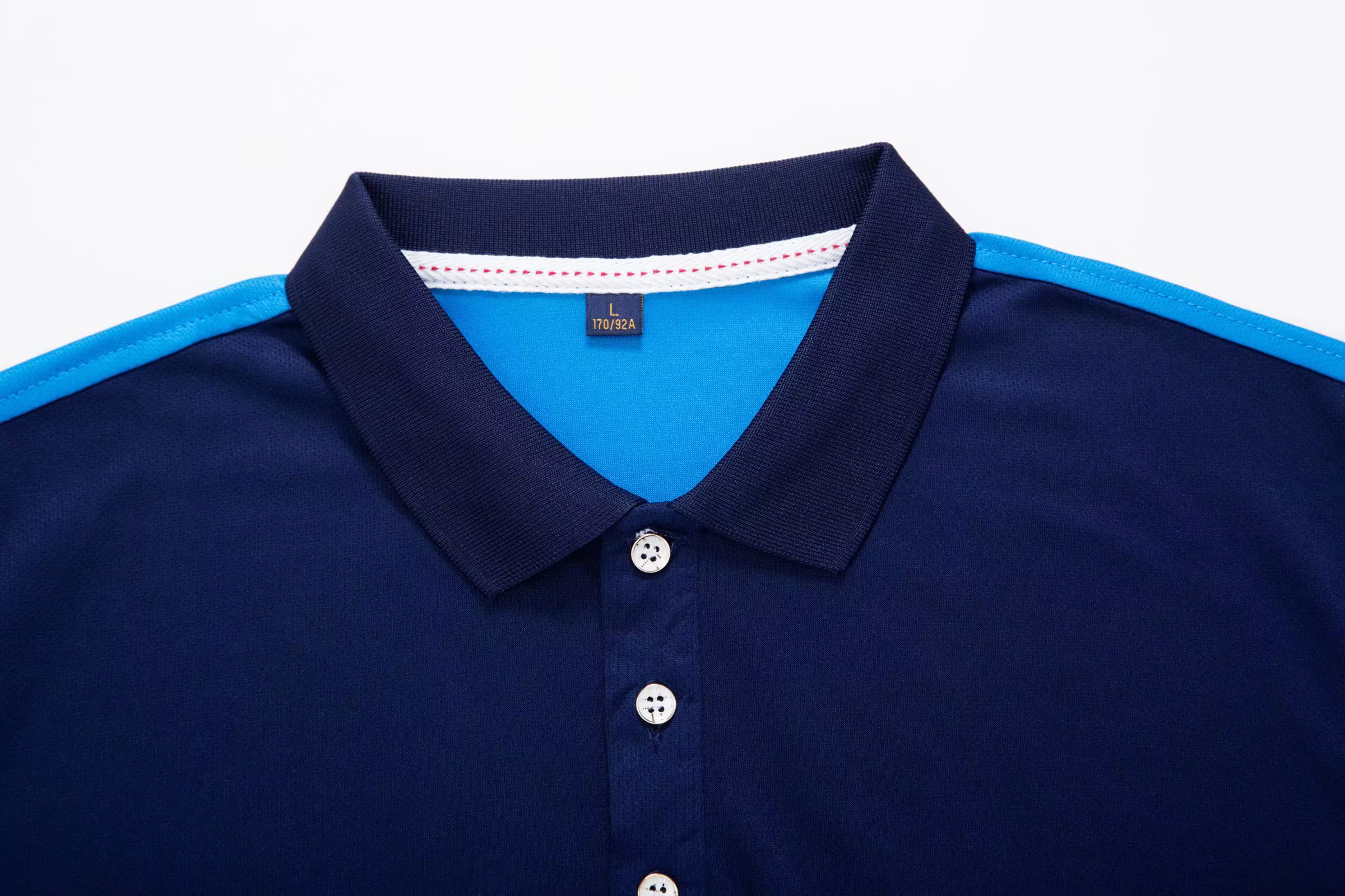 POLO vêtements de travail personnalisé patchwork couleur respirant séchage rapide