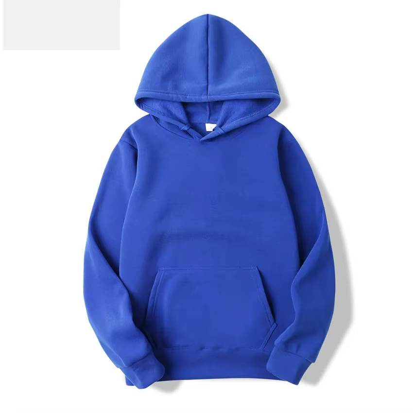 2025 sweat à capuche unisexe sweat-shirt de couleur unie pour hommes et femmes à manches longues pull de poche enfichable