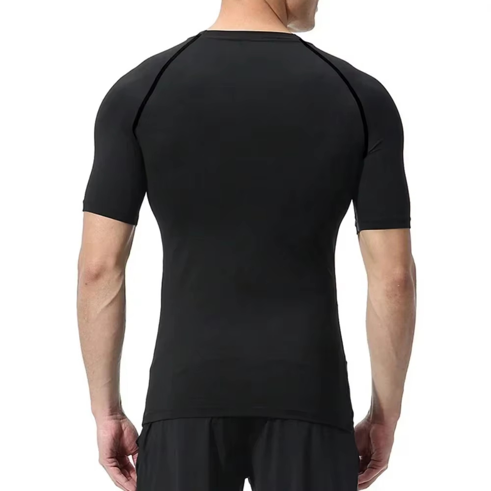 Nouveau T-shirt de compression pour hommes
