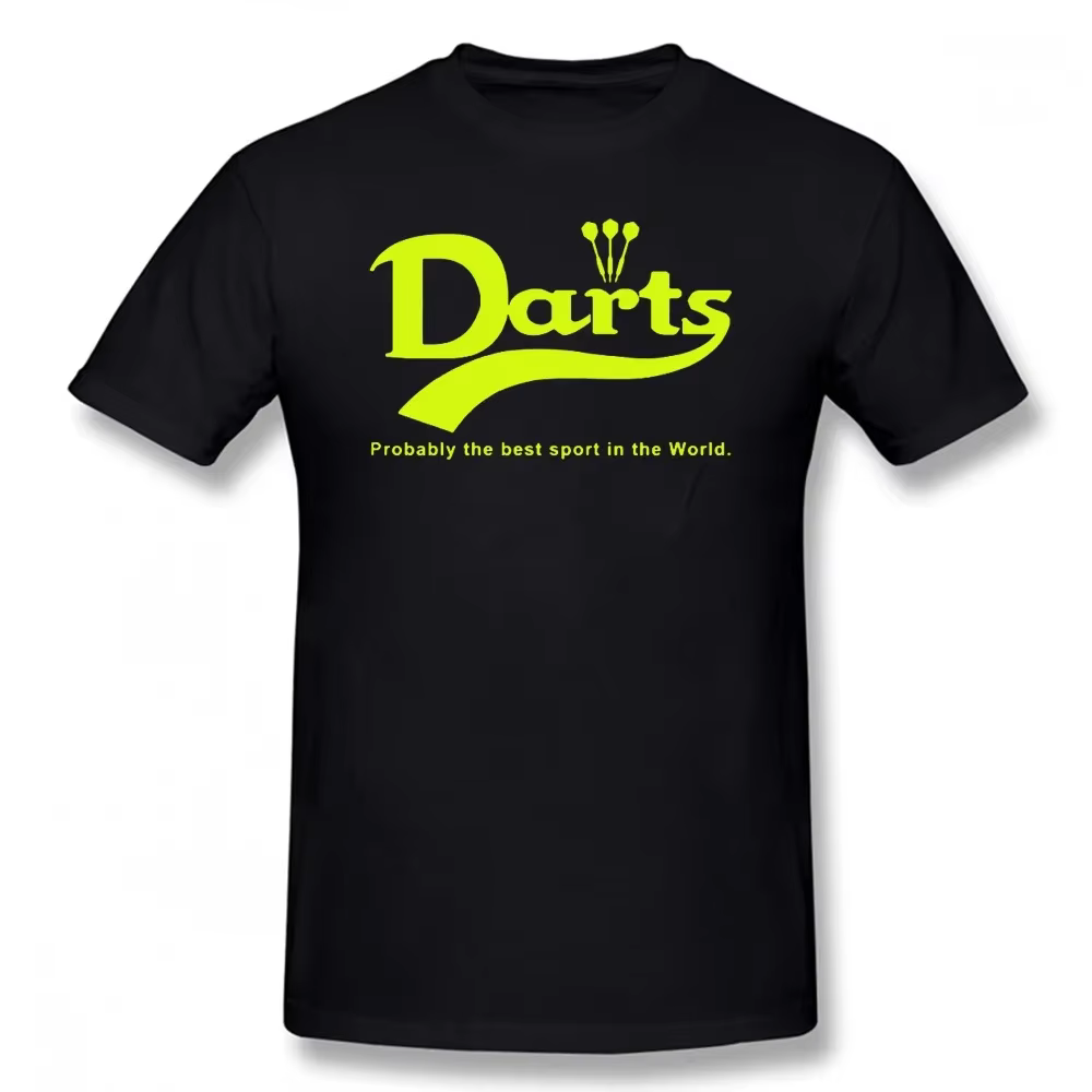 Drôle probablement les meilleurs fléchettes de Sport t-shirts graphique coton Streetwear à manches courtes cadeaux d'anniversaire Style d'été T-shirt hommes