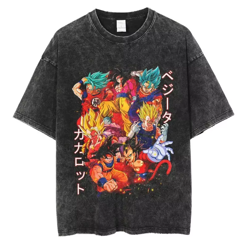Nouveau T-shirt Dragon Ball Animation 2026 de haute qualité pour hommes et femmes