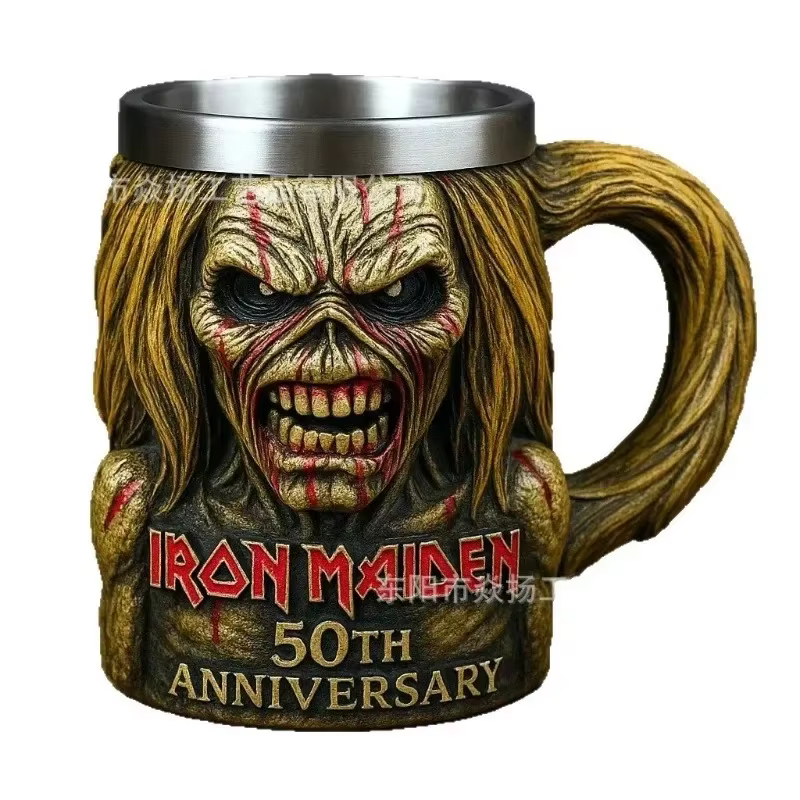Iron Maiden 50e bande modèle périphérique tasse
