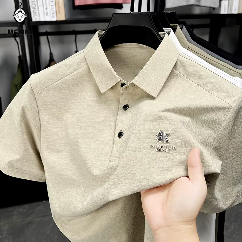 Polo à manches longues pour homme