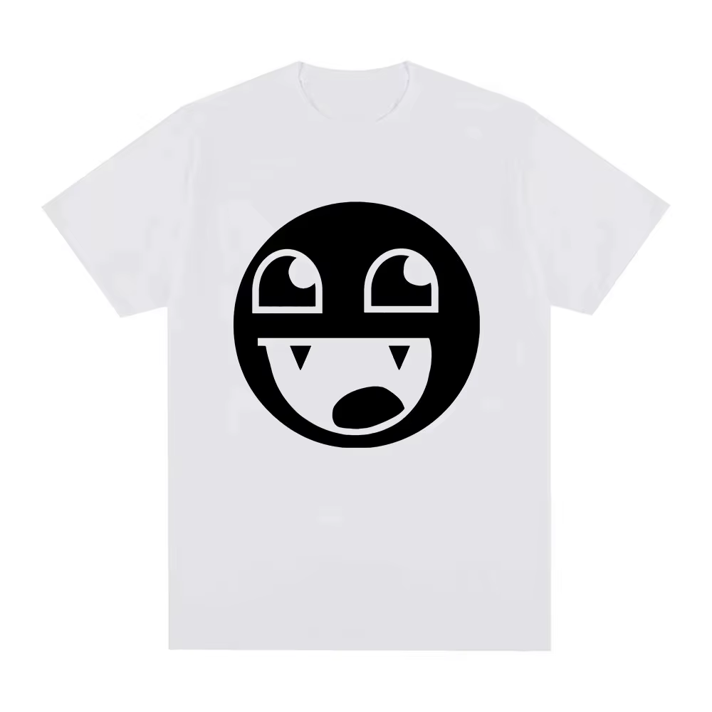 Epic Face Domo Kun Funny Meme T-shirt pour hommes en coton décontracté à manches courtes Harajuku Graphic Tees Streetwea