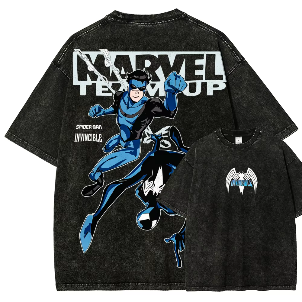 T-shirt délavé Invincible