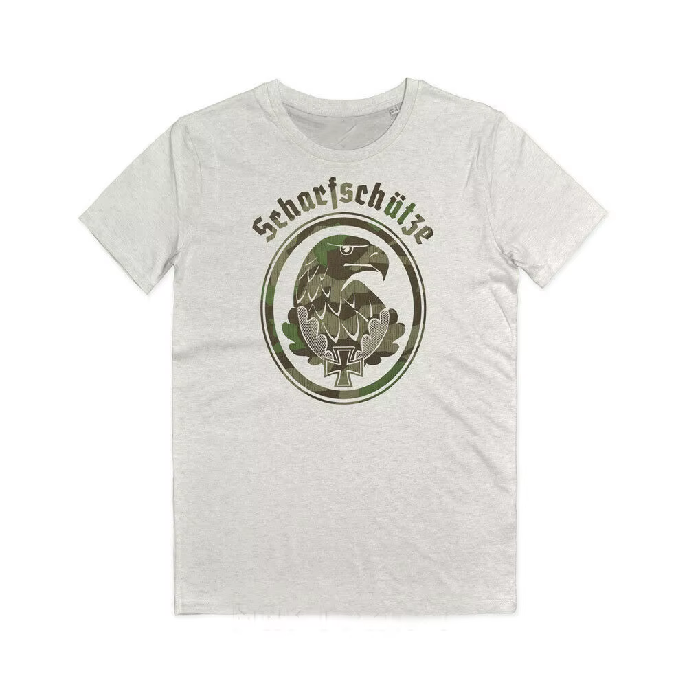 T-shirt avec badge de Sniper de Scharfschuetzen Marksman.