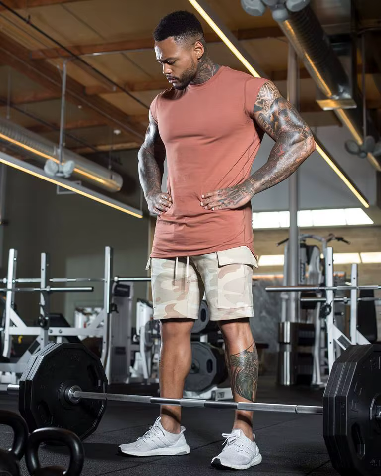 Manches chauve-souris t-shirt hommes entraînement GYM Fitness t-shirts Moto Biker hauts Hip Hop Streetwear