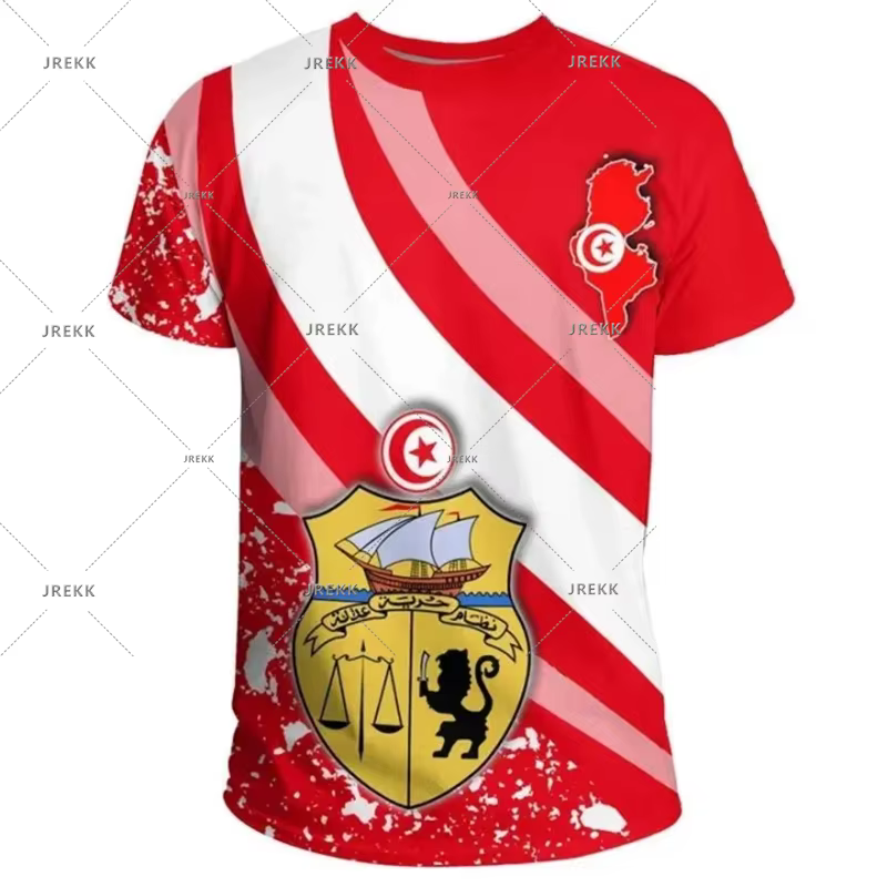 T-shirt à manches courtes et col rond pour hommes