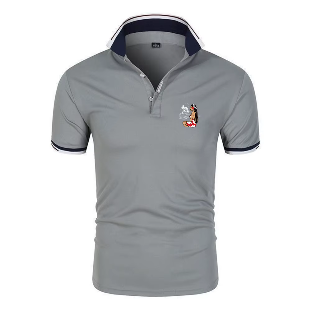 Hinano Tahiti Beer Summer Polo à manches courtes pour homme