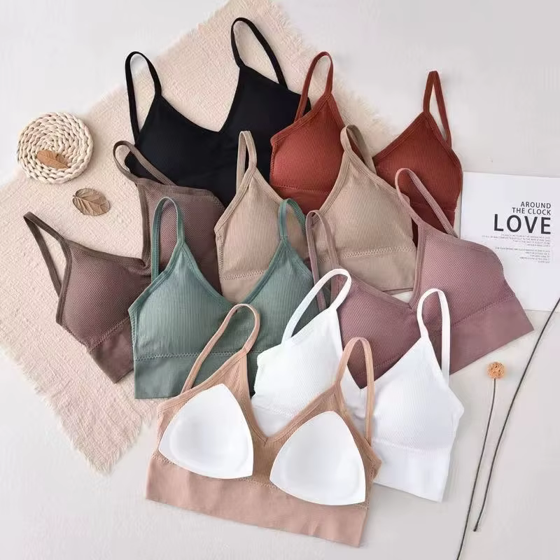 Haut court sans couture pour femmes