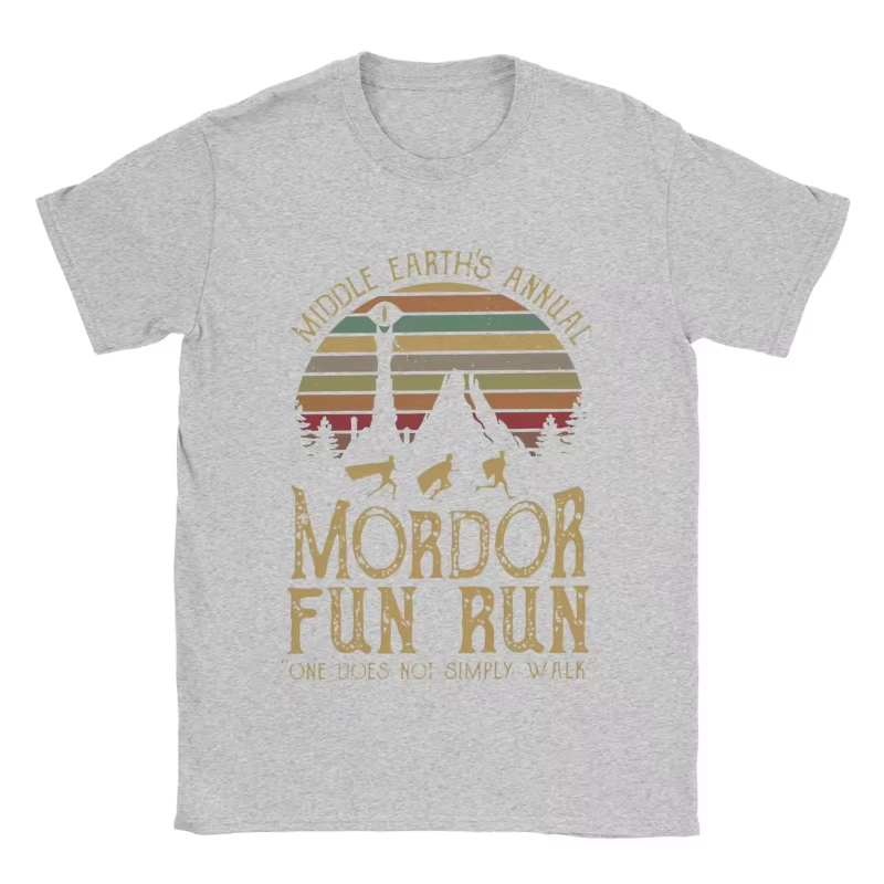 T-shirt Mordor L-Lords Of The R-Rings pour hommes