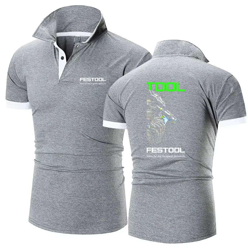 Festool 2025 été nouveau Polo à manches courtes pour hommes