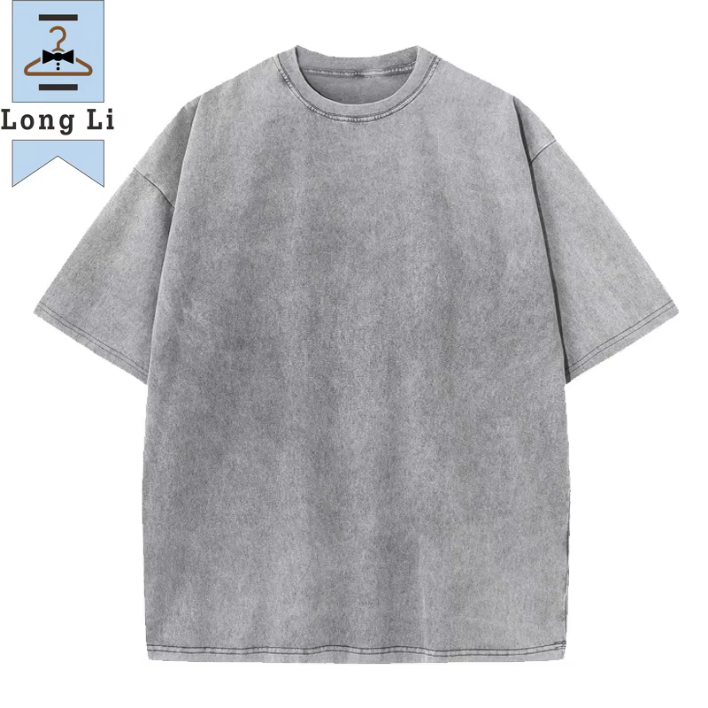 Hip Hop T-shirt hommes mode coton Harajuku multicolore surdimensionné lavé