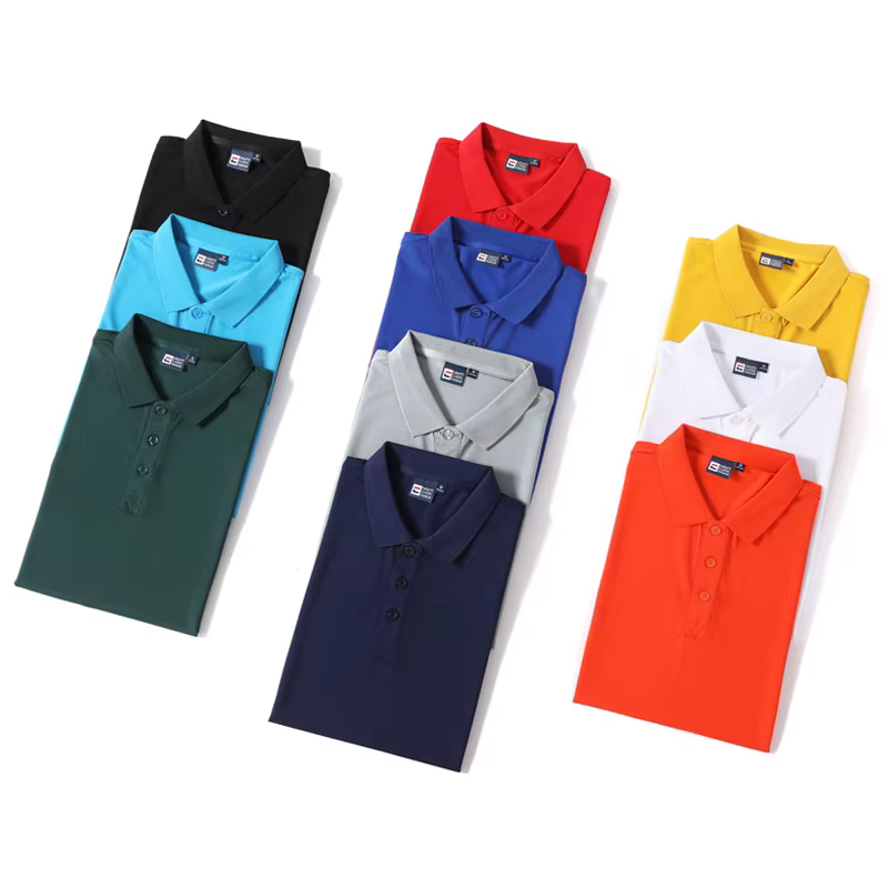 Polo d'été personnalisé avec broderie imprimée, Logo Photo, hauts respirants pour hommes et femmes