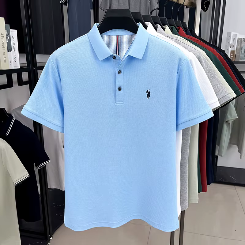 Polo à manches courtes pour homme de marque haut de gamme