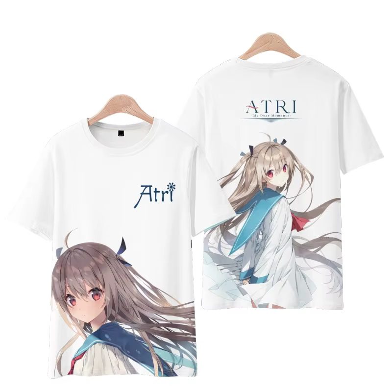 ATRI mes cher Moments jeu japonais AnimeT-Shirts hommes femmes t-shirt à manches courtes chemise de grande taille hauts
