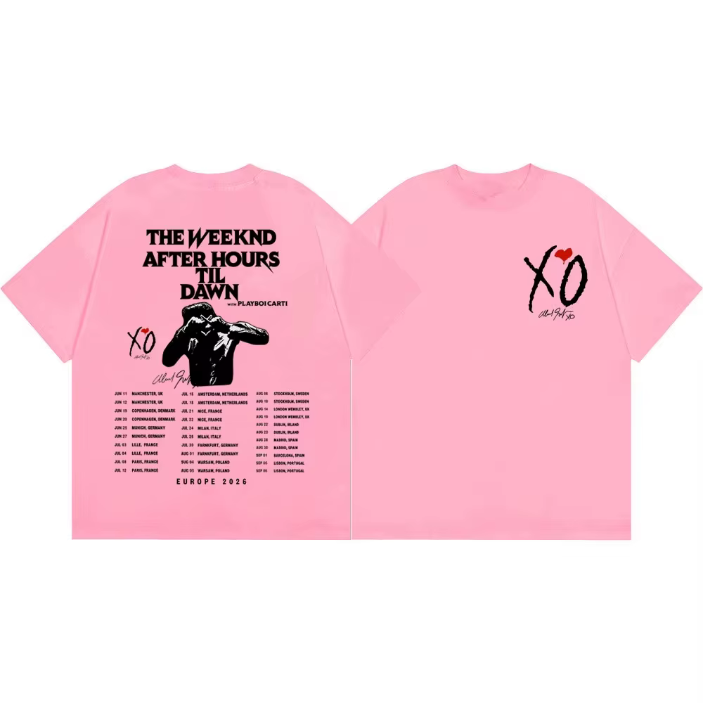 T-shirt graphique The Weeknd After Hours Til Dawn Tour 2026