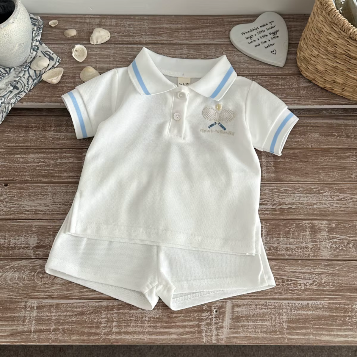 Ensemble short pour bébé garçon