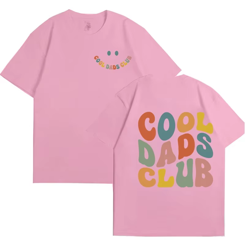 Cool papa Clun chemise pour hommes vêtements papas anniversaire T-shirts avant arrière impression