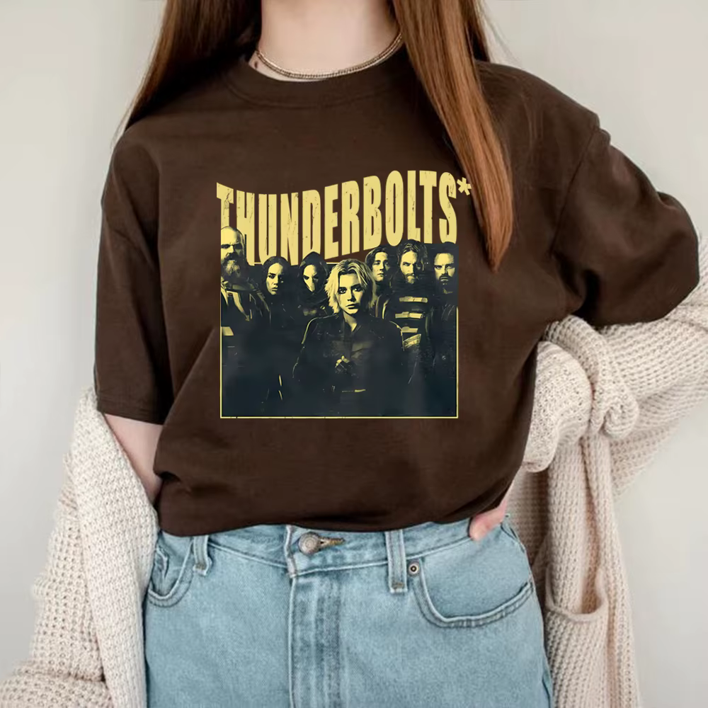 Vintage Thunder-bolts T-Shirt Bucky Barnes chemise hiver soldat chemises
