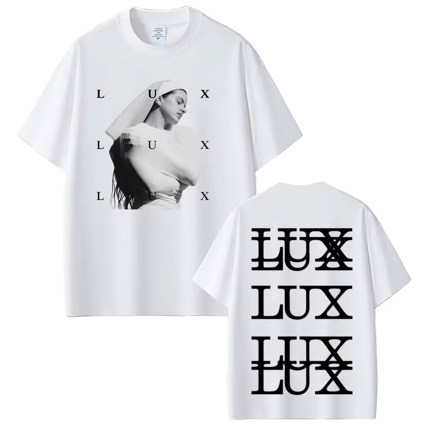 Chanteur Lux Rosalia mode impression T-shirt hommes femmes Harajuku vêtements T-shirts à manches courtes décontracté