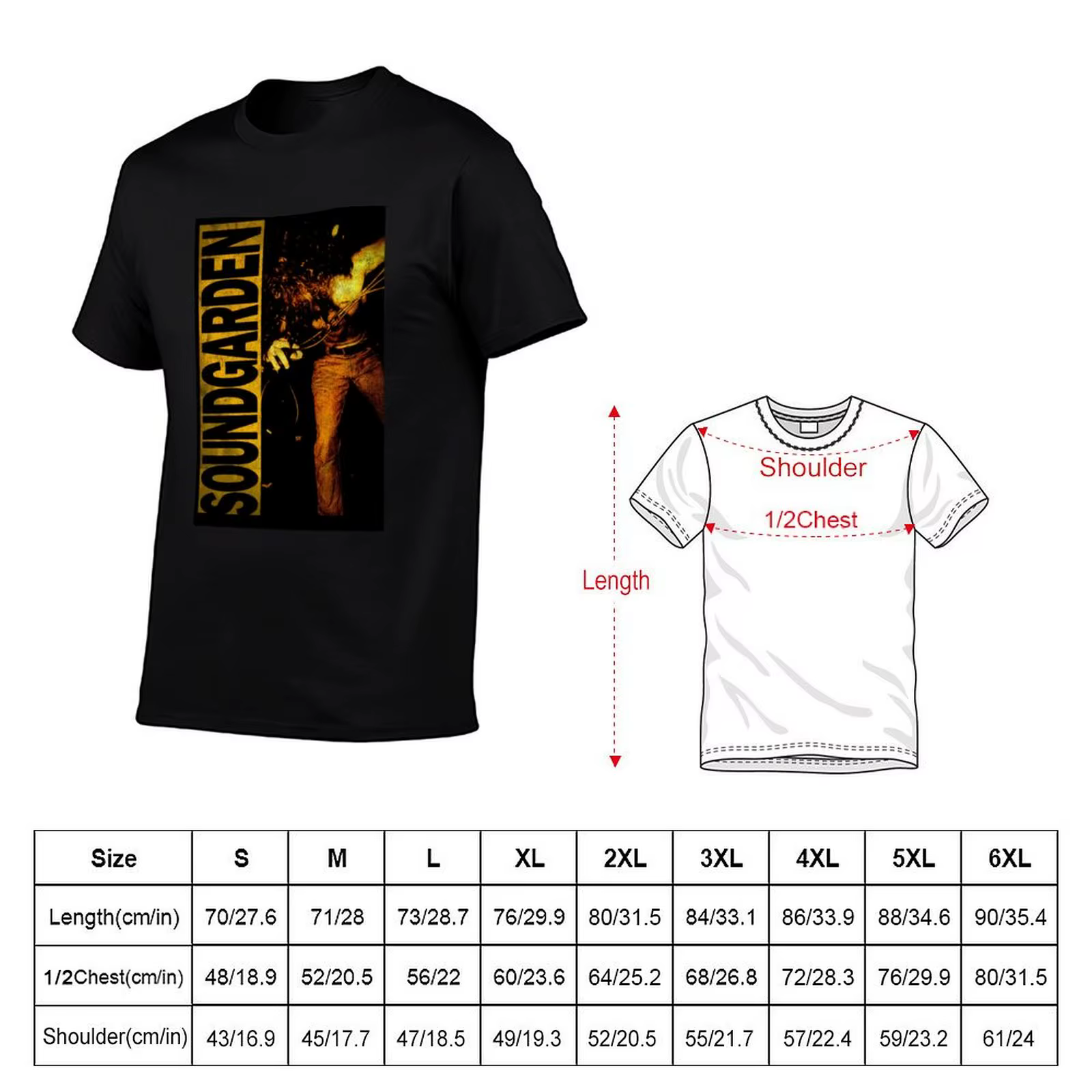 Meilleure couverture d'album - T-shirt Soundgardens Louder Than Love