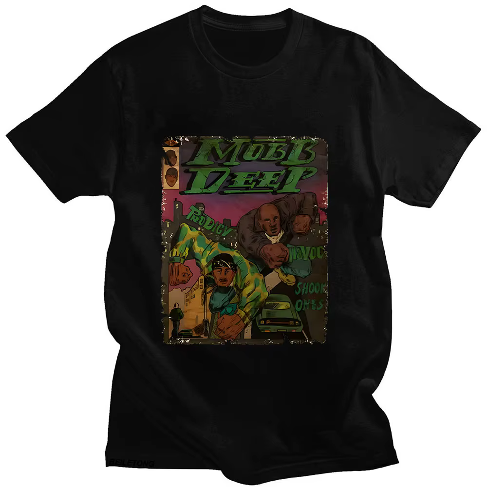 Aature B Deep Graphic Printing Casual Tee-shirt