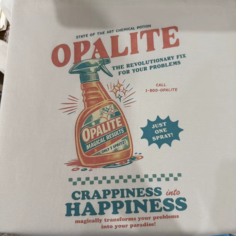 T-shirts graphiques Opalite Spray Bottle pour femmes
